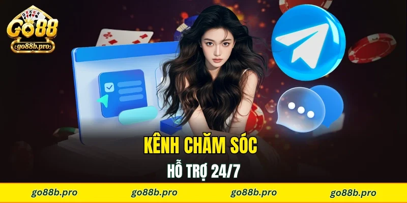 Kênh chăm sóc khách hàng trực tuyến 24/24